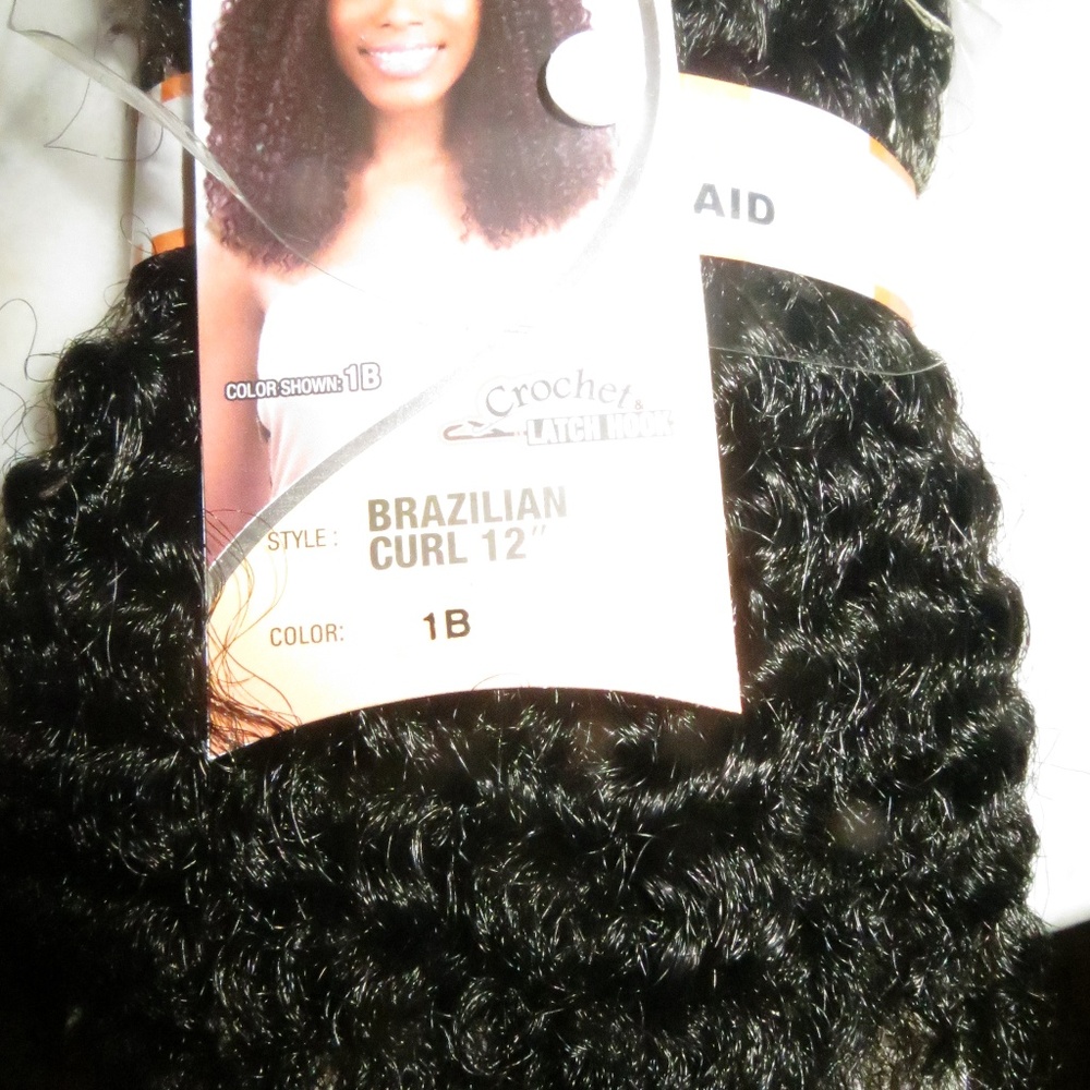 12" Brazilian Curl Model Modle Crochet Braid Hair